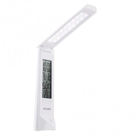 Elbe LAM-010 Lámpara LED y Reloj Despertador