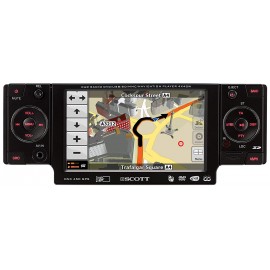 Scott DNX 450 GPS Navegador GPS Autoradio DVD LCD