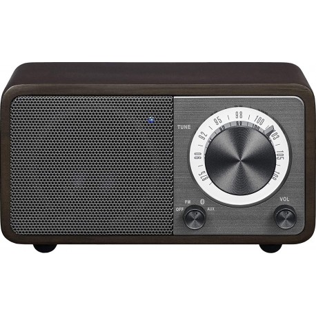 Sangean Genuine Mini WR-7 Radio Madera Bluetooth