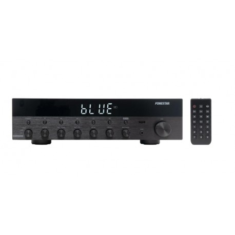 Amplificador Estéreo Fonestar AS-6060, Bluetooth/USB/FM Hi-Fi 60+60W RMS