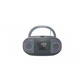 Radio CD Color Gris Fonestar BOOM-GO-G, Bluetooth/FM/USB/MP3