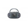 Radio CD Color Gris Fonestar BOOM-GO-G, Bluetooth/FM/USB/MP3