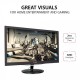 Monitor 1080p ViewSonic VX2457-MHD, 75Hz 2 ms FreeSync de 24" con HDMI, DP, VGA