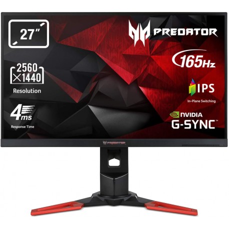 Acer Predator XB271HU - Monitor Gaming de 27" Wide Quad HD 165 Hz 2560 × 1440 G-Sync