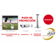 Pack de pantalla de Proyección Electrica, Proyector y soporte de Proyector