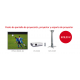 Pack de pantalla de Proyección, Proyector y soporte de Proyector 